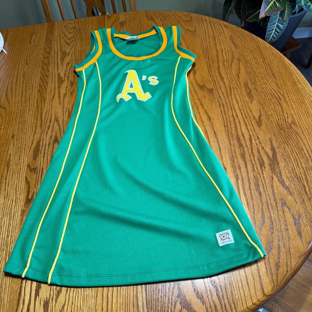 Cooperstown Oakland Athletics Vintage Basketball Jersey Dress Size Size Small